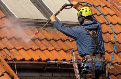 Démoussage et hydrofuge de toiture à Anzême